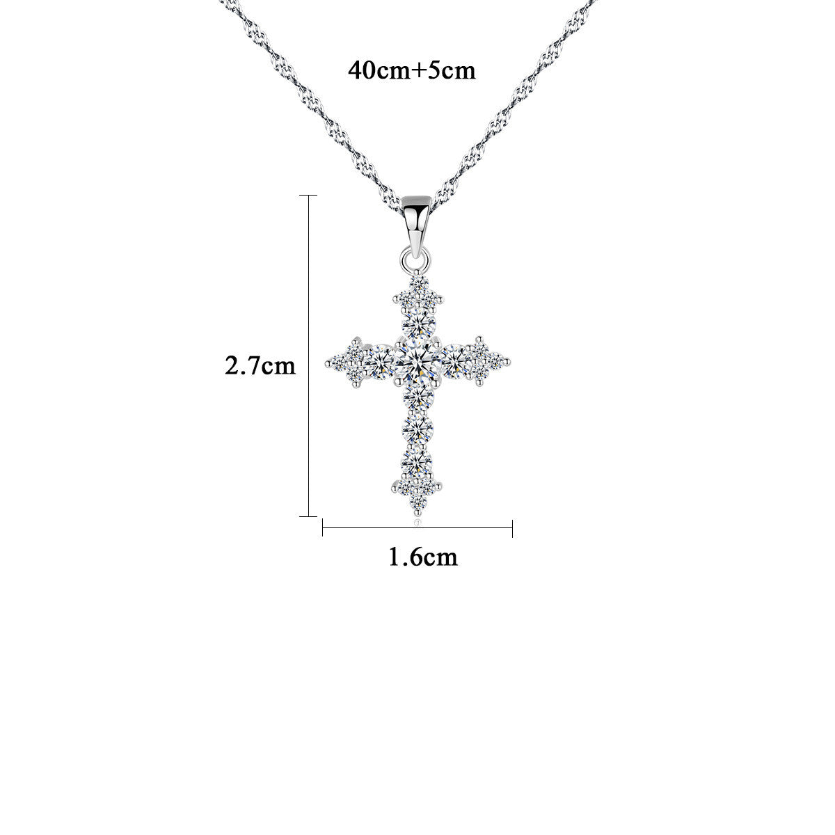 Sterling Silver Cross Necklace