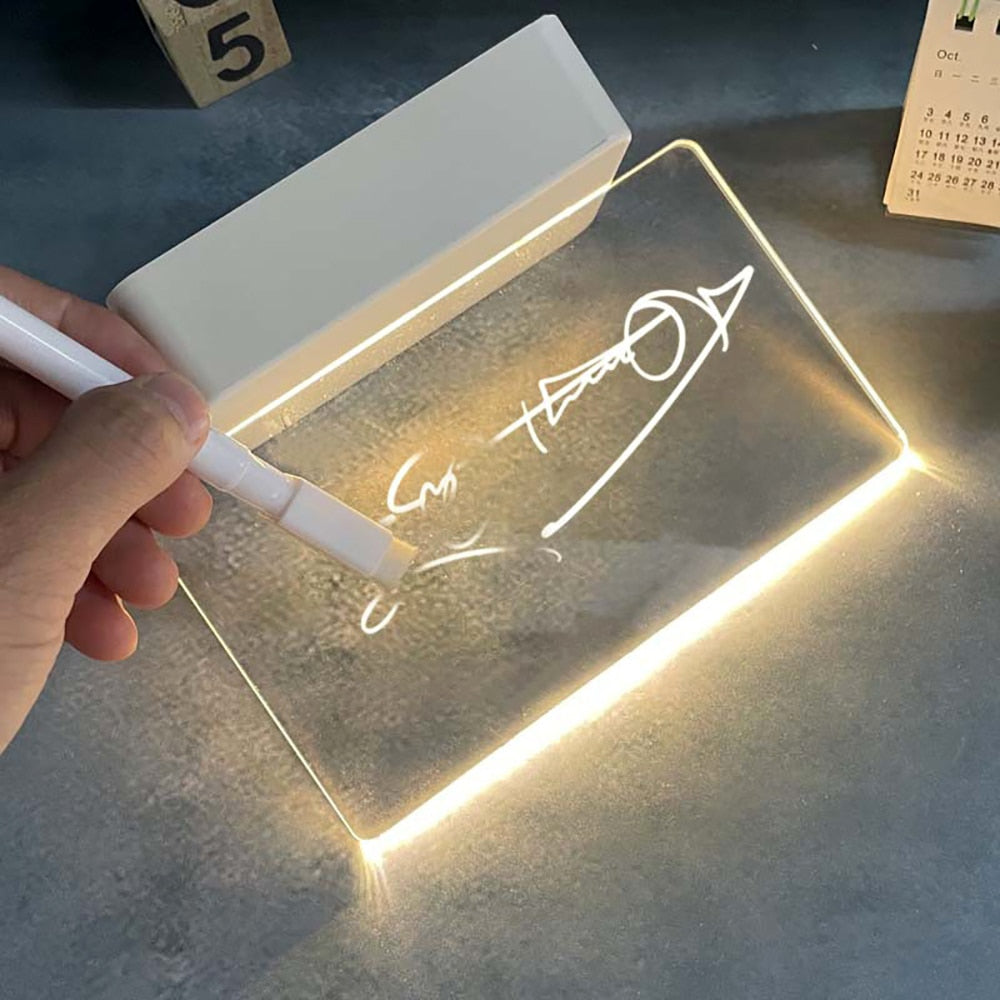 LED Dry Erase Board