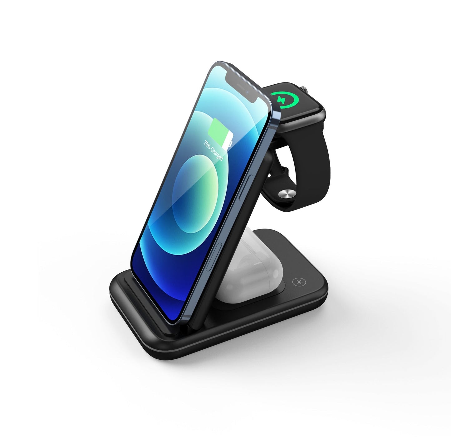 Three-in-One Wireless Charger (Airpods, Phone, Watch)